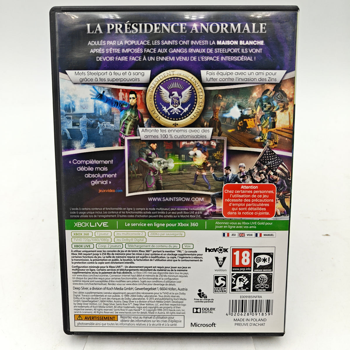 SAINTS ROW IV - XBOX 360