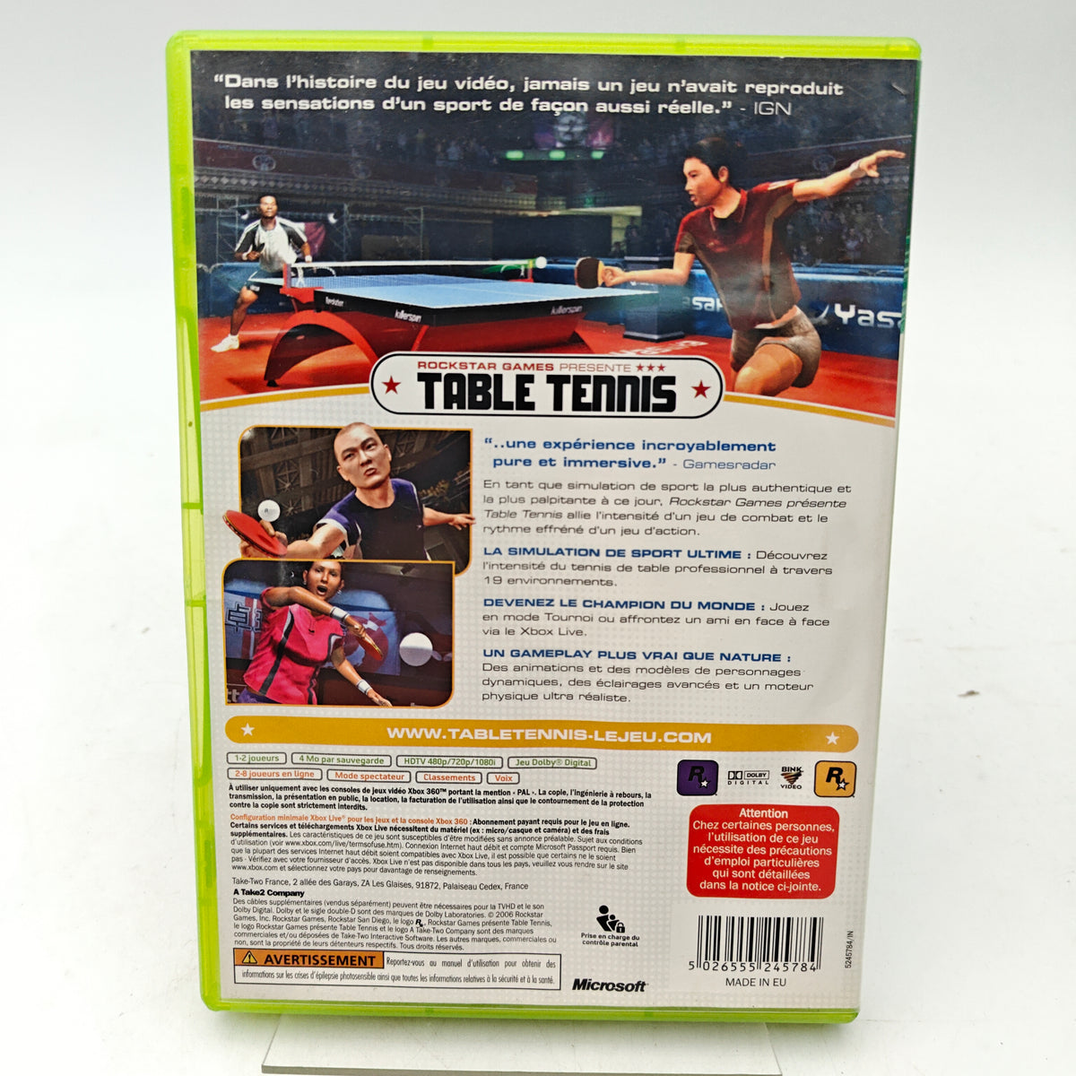 ROCKSTAR GAMES PRESENTS TABLE TENNIS - XBOX 360