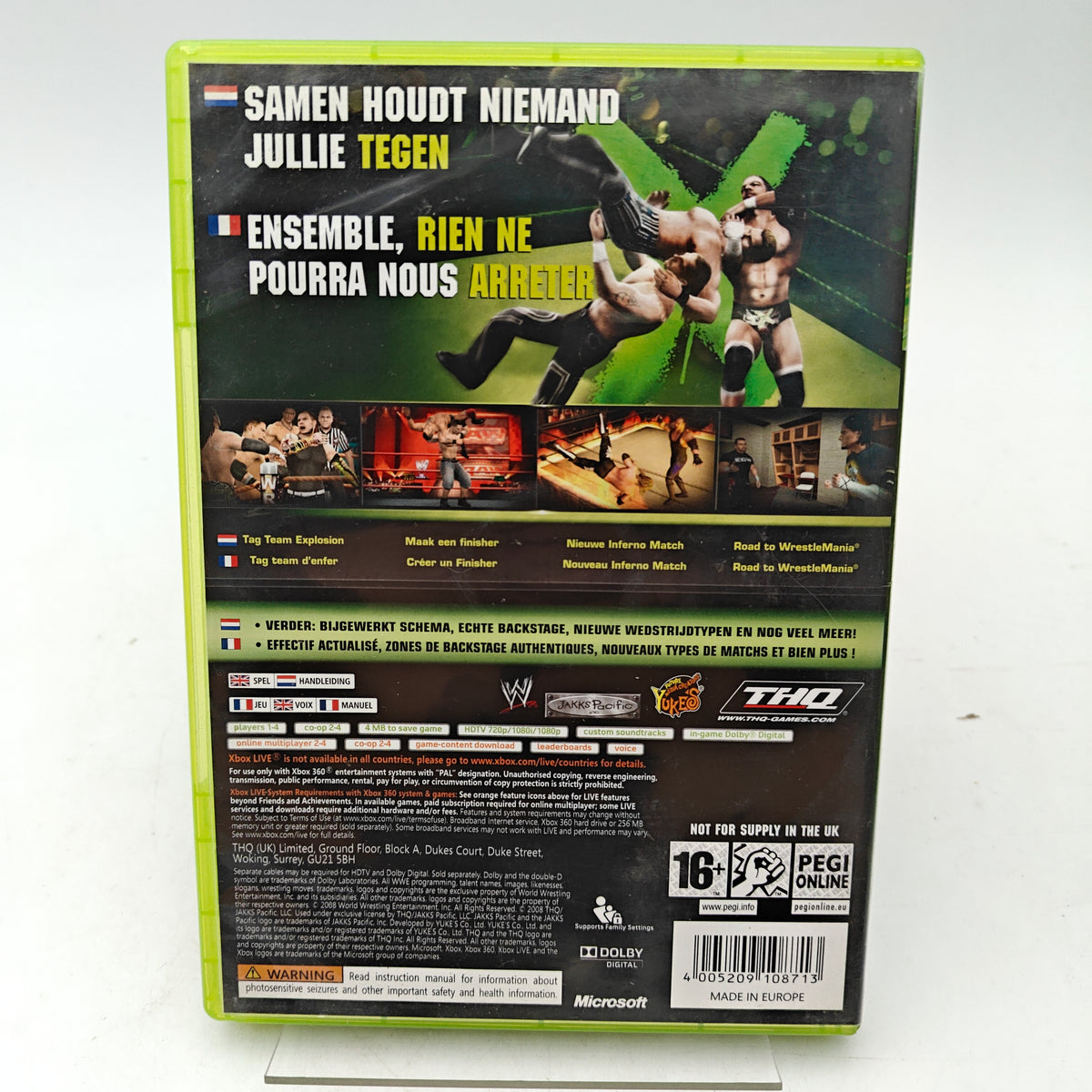 WWE SMACKDOWN VS. RAW 2009 - XBOX 360