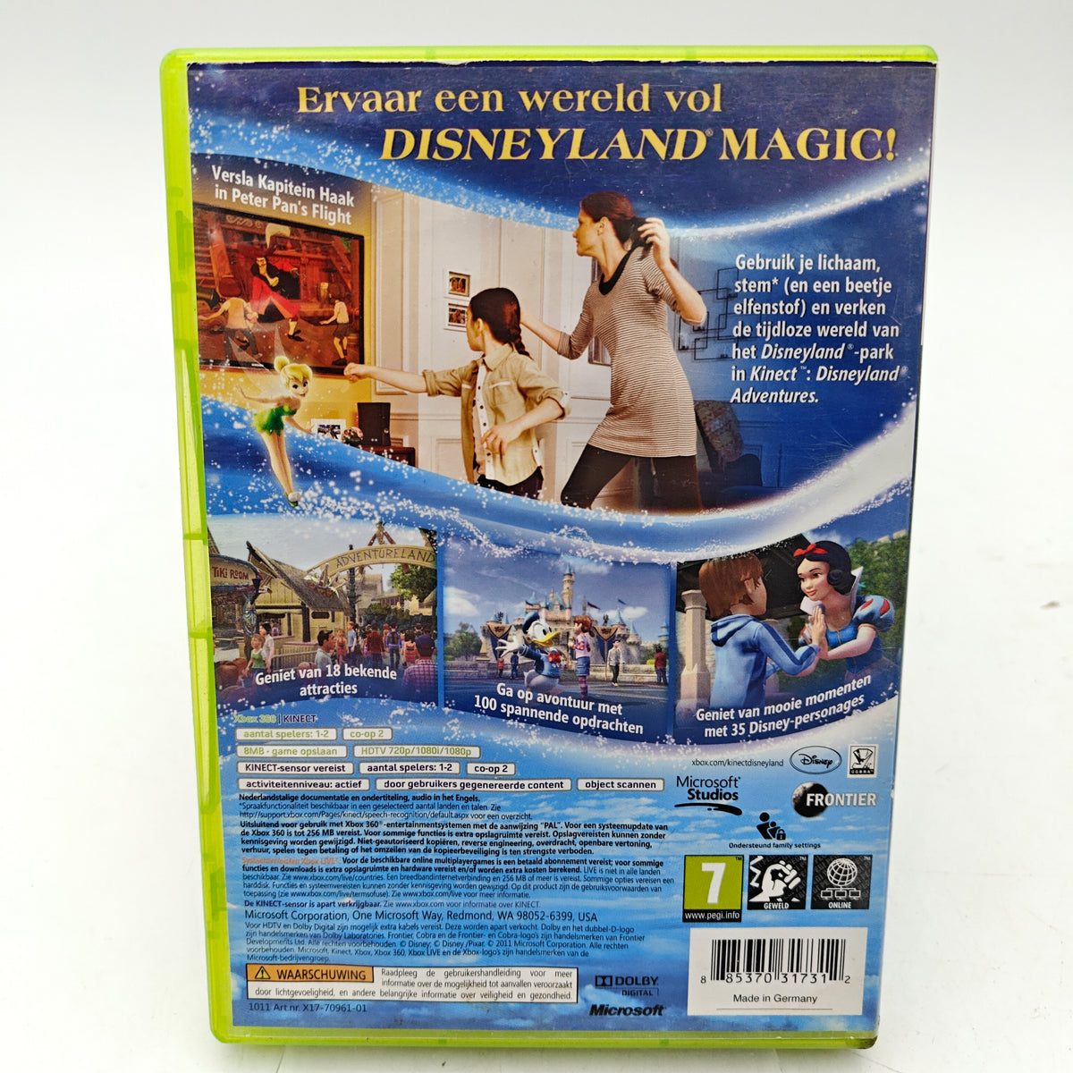 KINECT DISNEYLAND ADVENTURES - XBOX 360