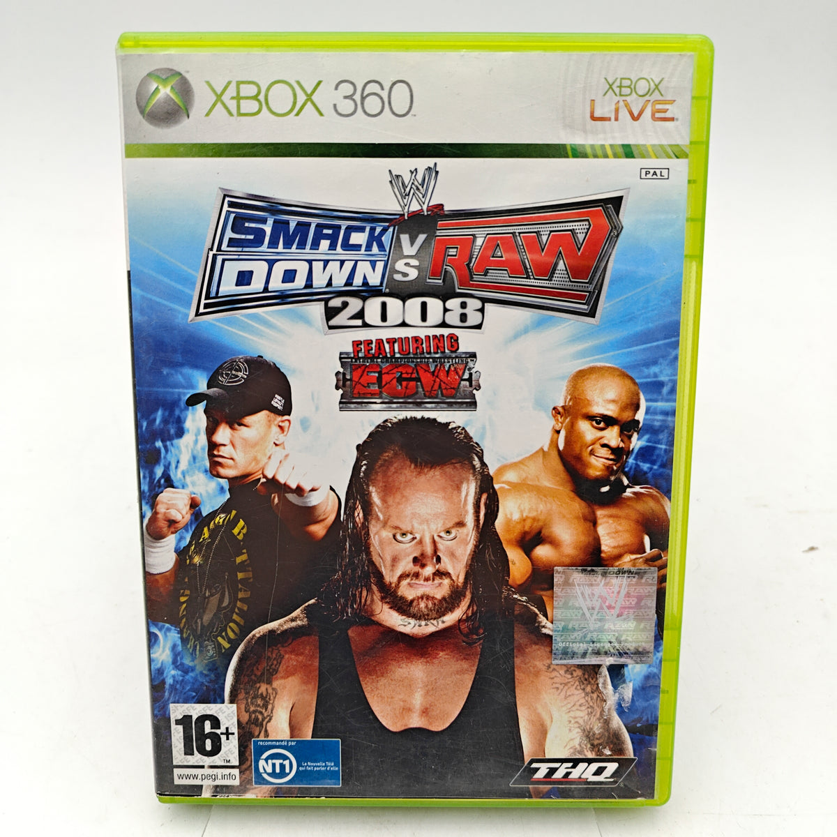 WWE SMACKDOWN VS. RAW 2008 - XBOX 360