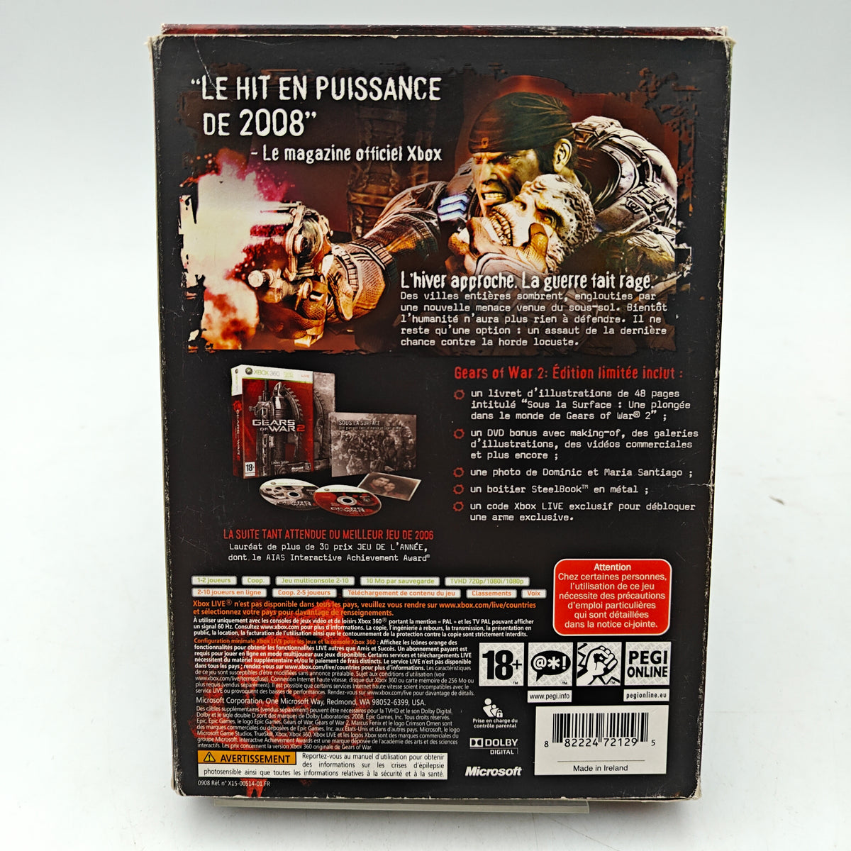 GEARS OF WAR 2 – LIMITED EDITION - XBOX 360