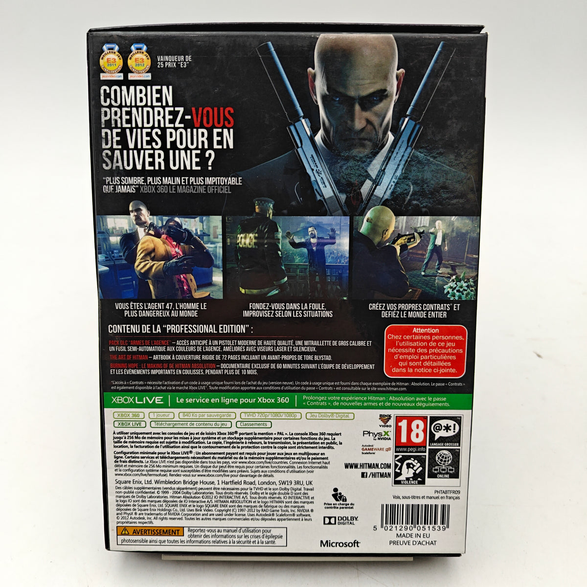 HITMAN: ABSOLUTION COLLECTOR - XBOX 360