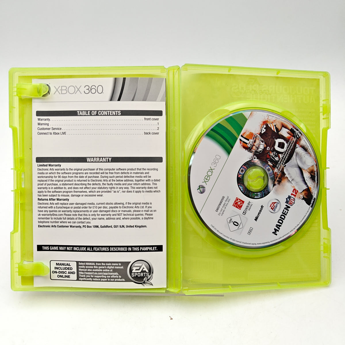 MADDEN NFL 12 - XBOX 360