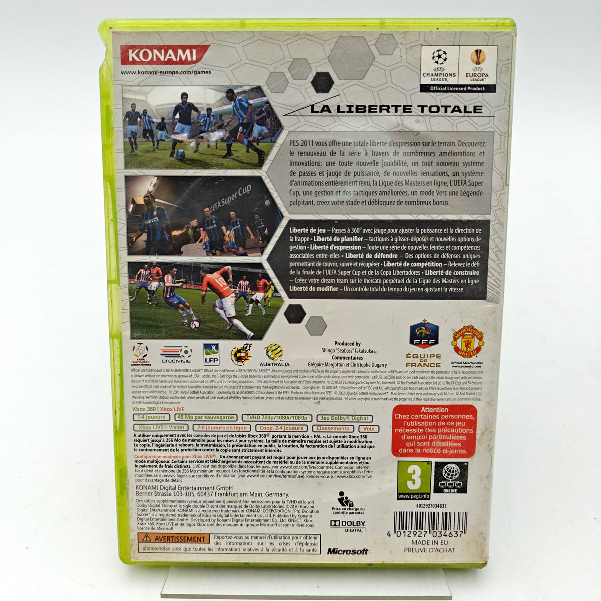 PRO EVOLUTION SOCCER 2011 - XBOX 360