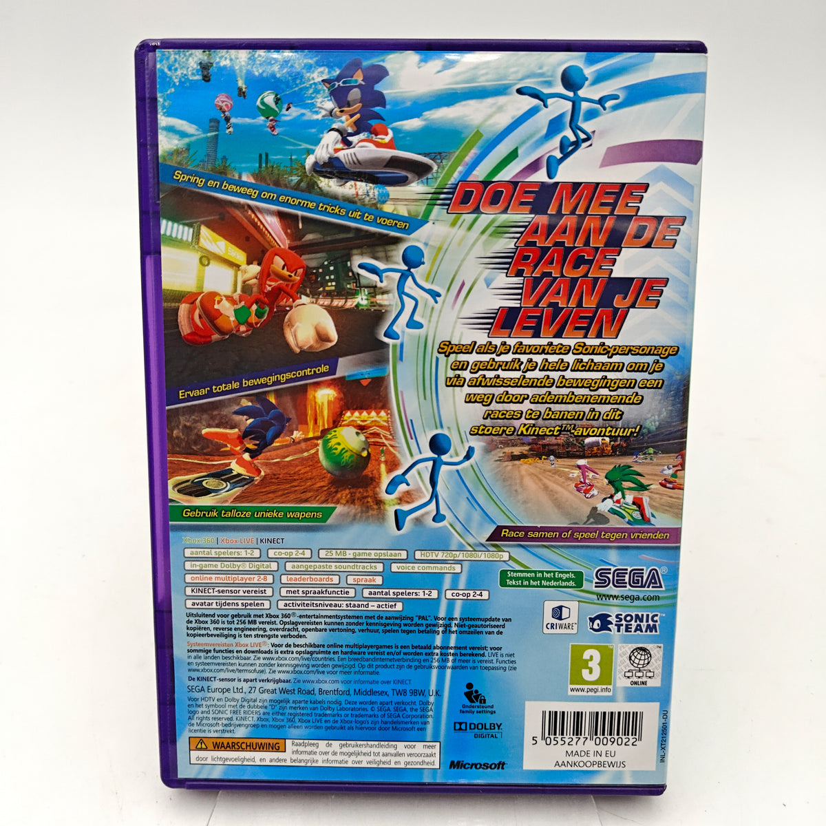 SONIC FREE RIDERS - XBOX 360