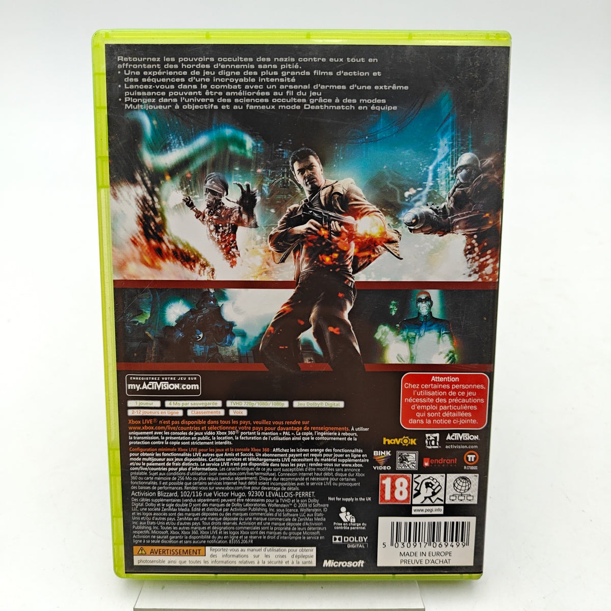 WOLFENSTEIN - XBOX 360