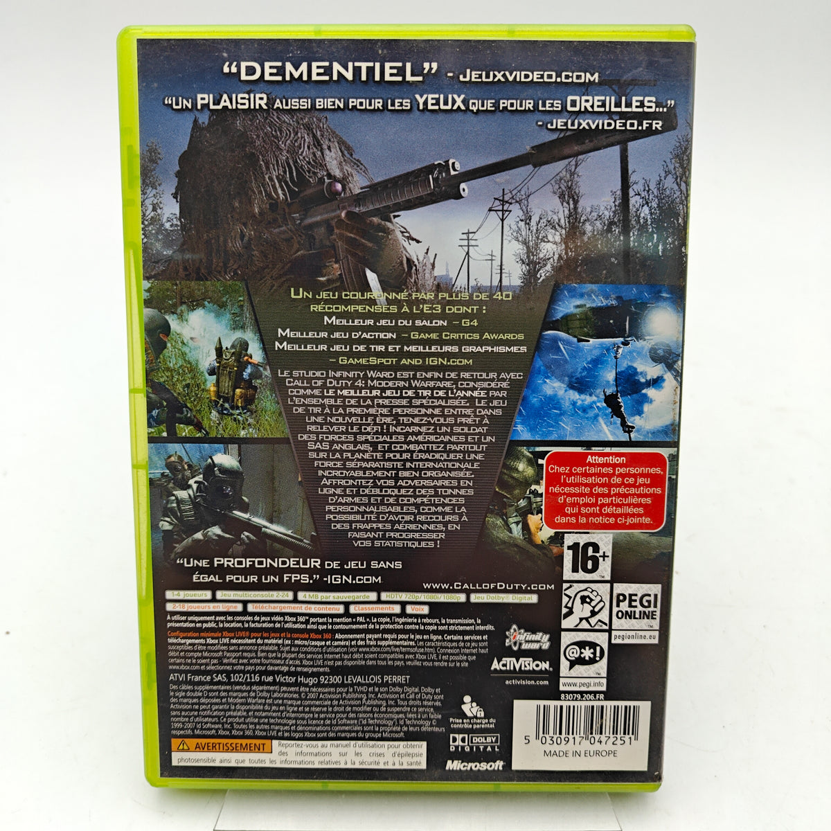 CALL OF DUTY 4: MODERN WARFARE - XBOX 360