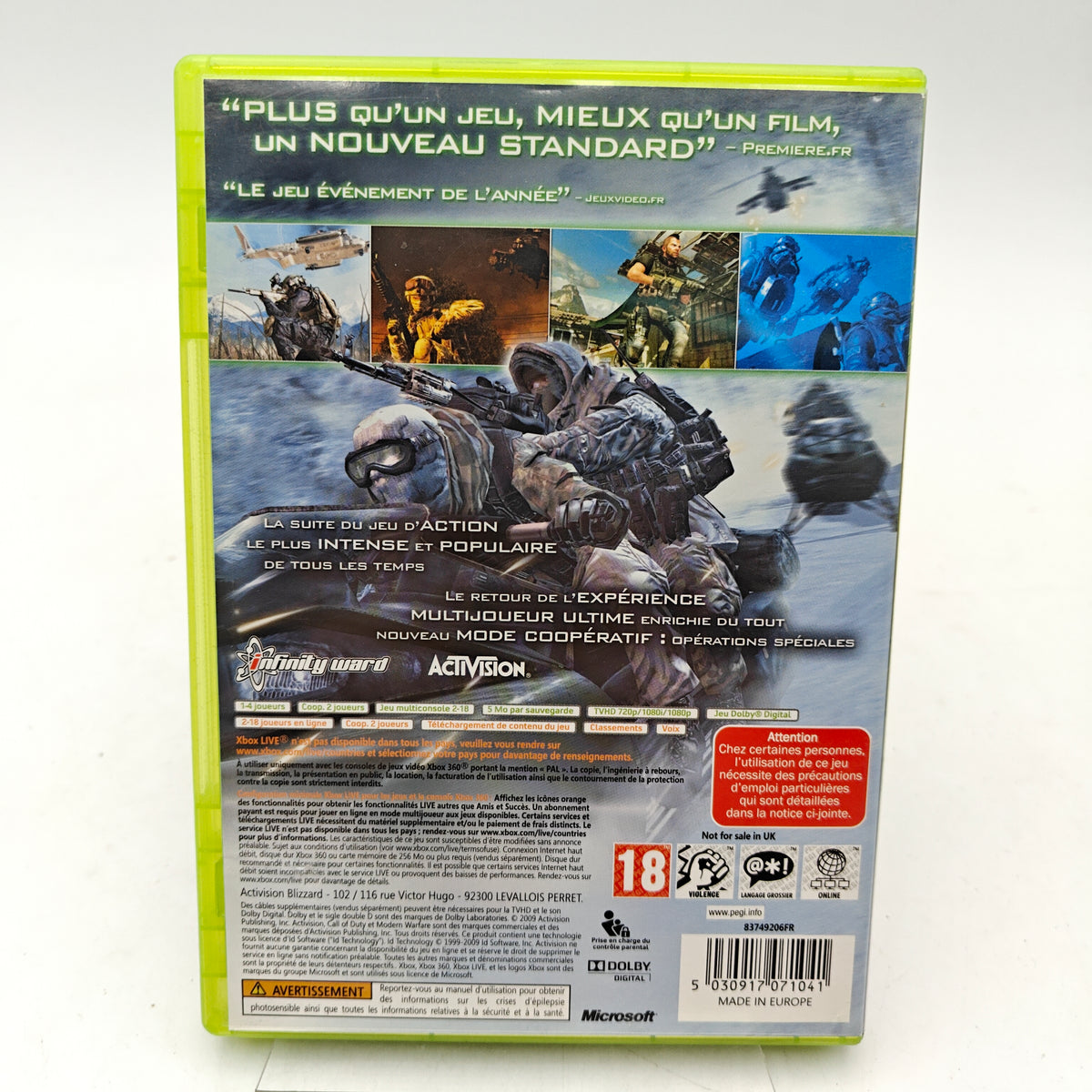 CALL OF DUTY: MODERN WARFARE 2 - XBOX 360