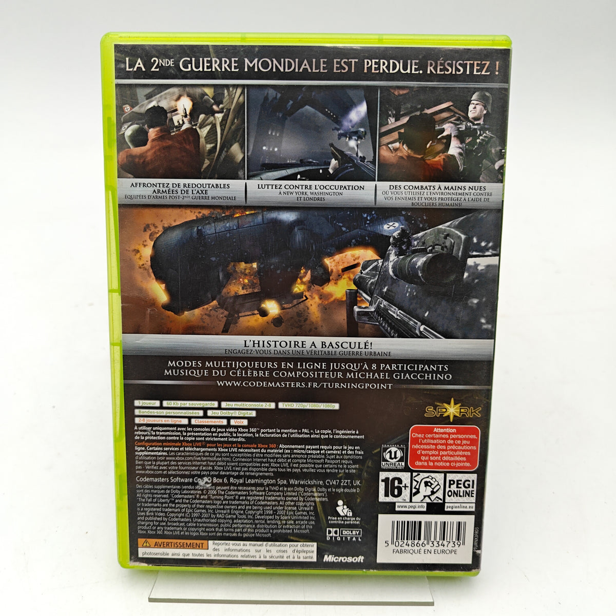 TURNING POINT: FALL OF LIBERTY - XBOX 360