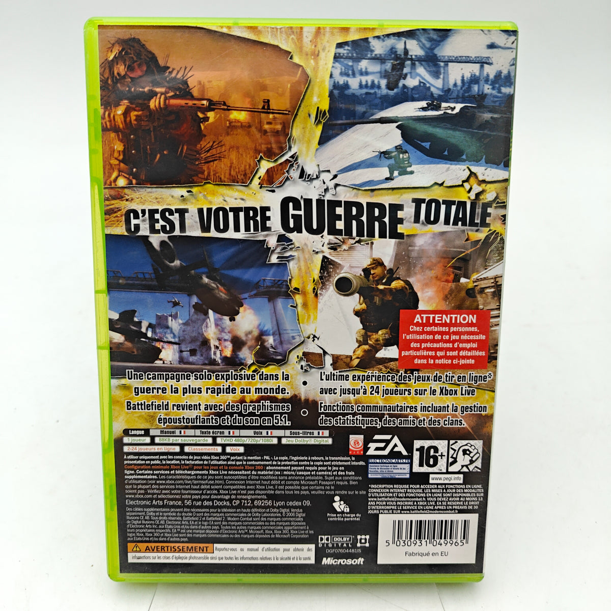 BATTLEFIELD 2: MODERN COMBAT - XBOX 360