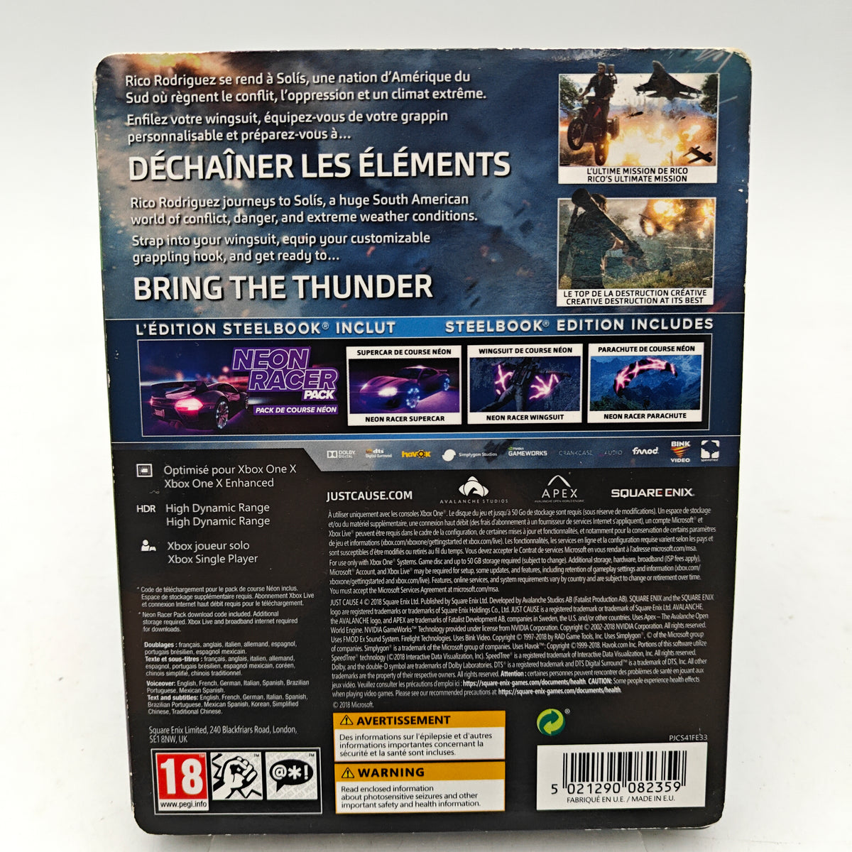 JUST CAUSE 4 STEELBOOK - XBOX ONE