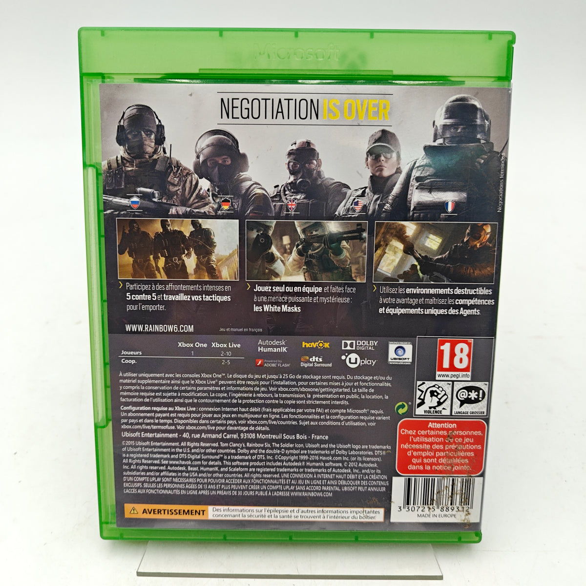 TOM CLANCY'S RAINBOW SIX SIEGE - XBOX ONE