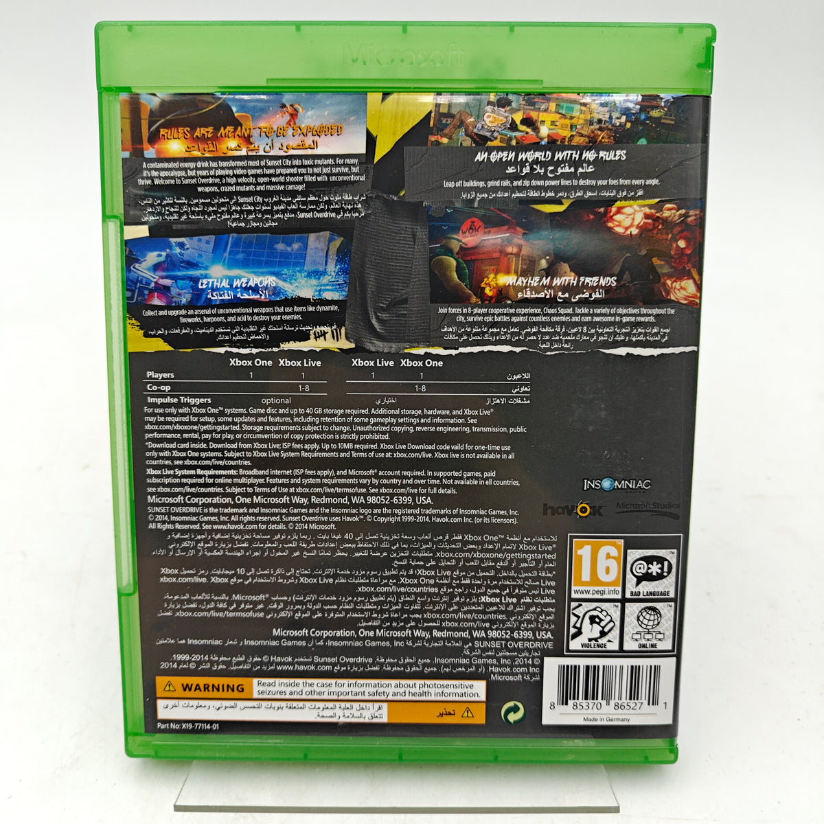 SUNSET OVERDRIVE - XBOX ONE