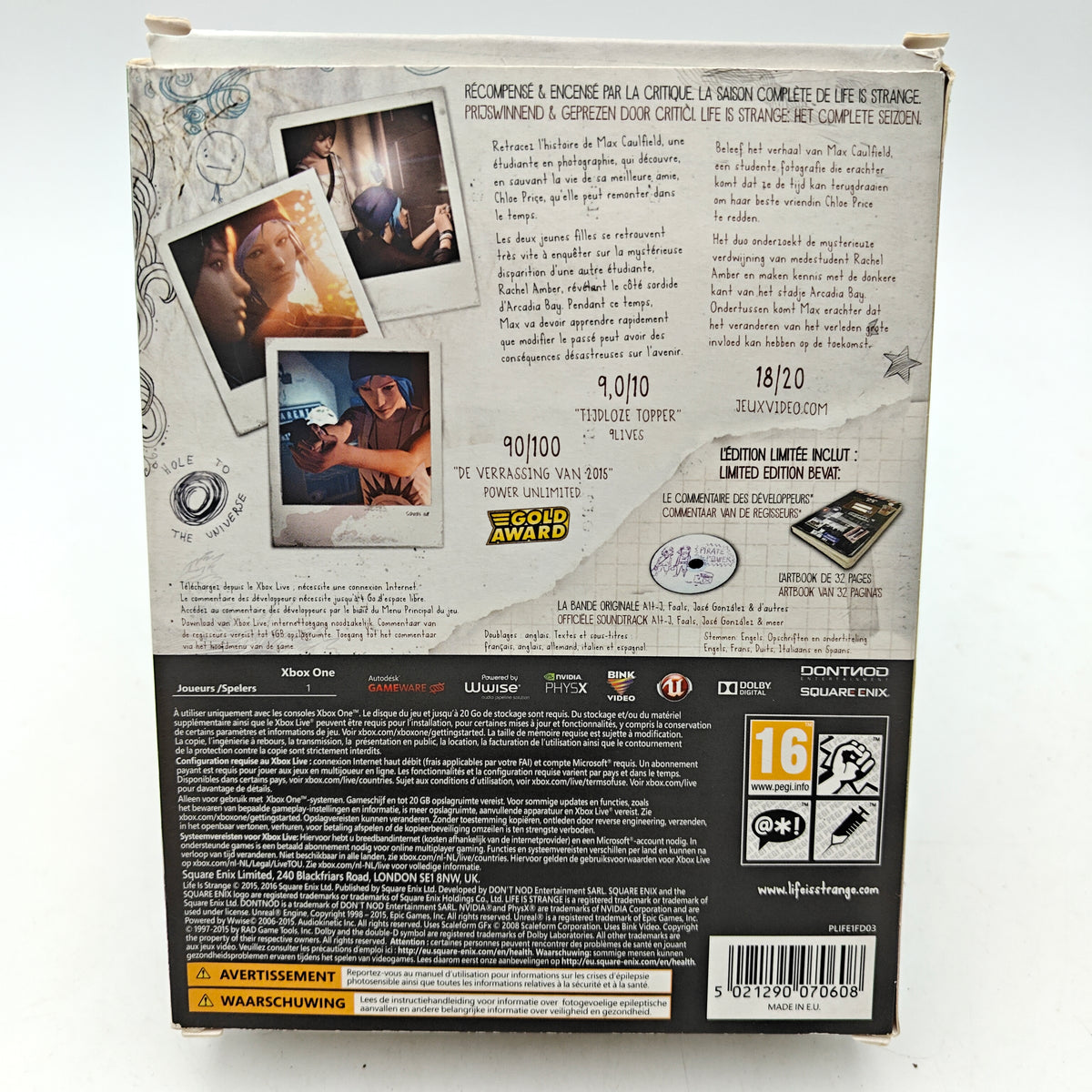 LIFE IS STRANGE – LIMITED EDITION - XBOX ONE