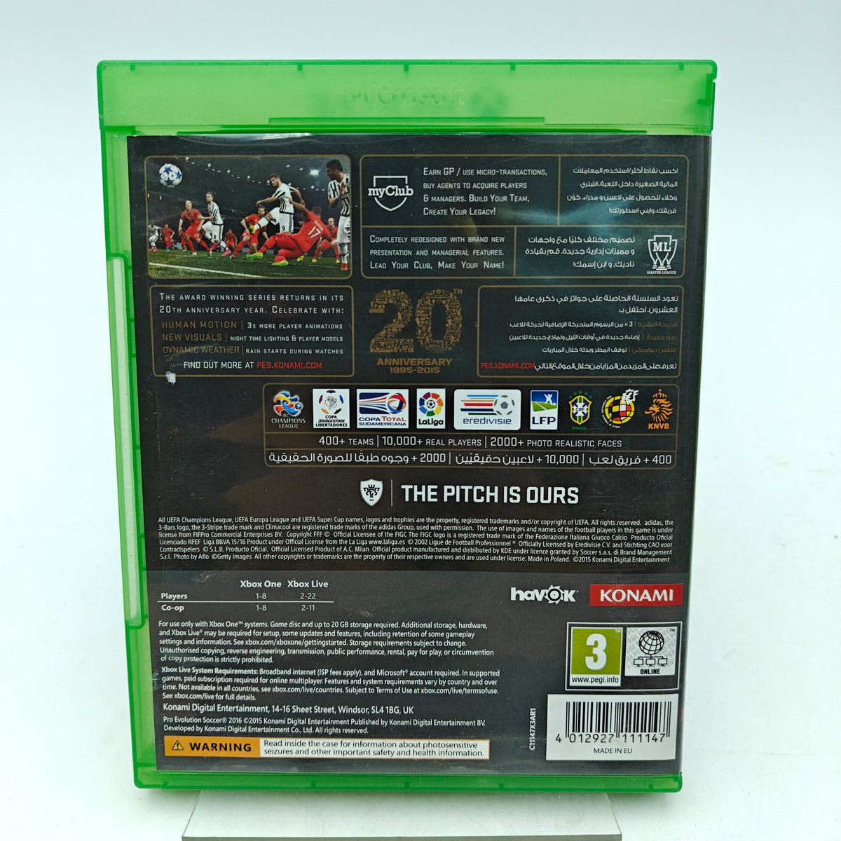 PRO EVOLUTION SOCCER 2016 - XBOX ONE