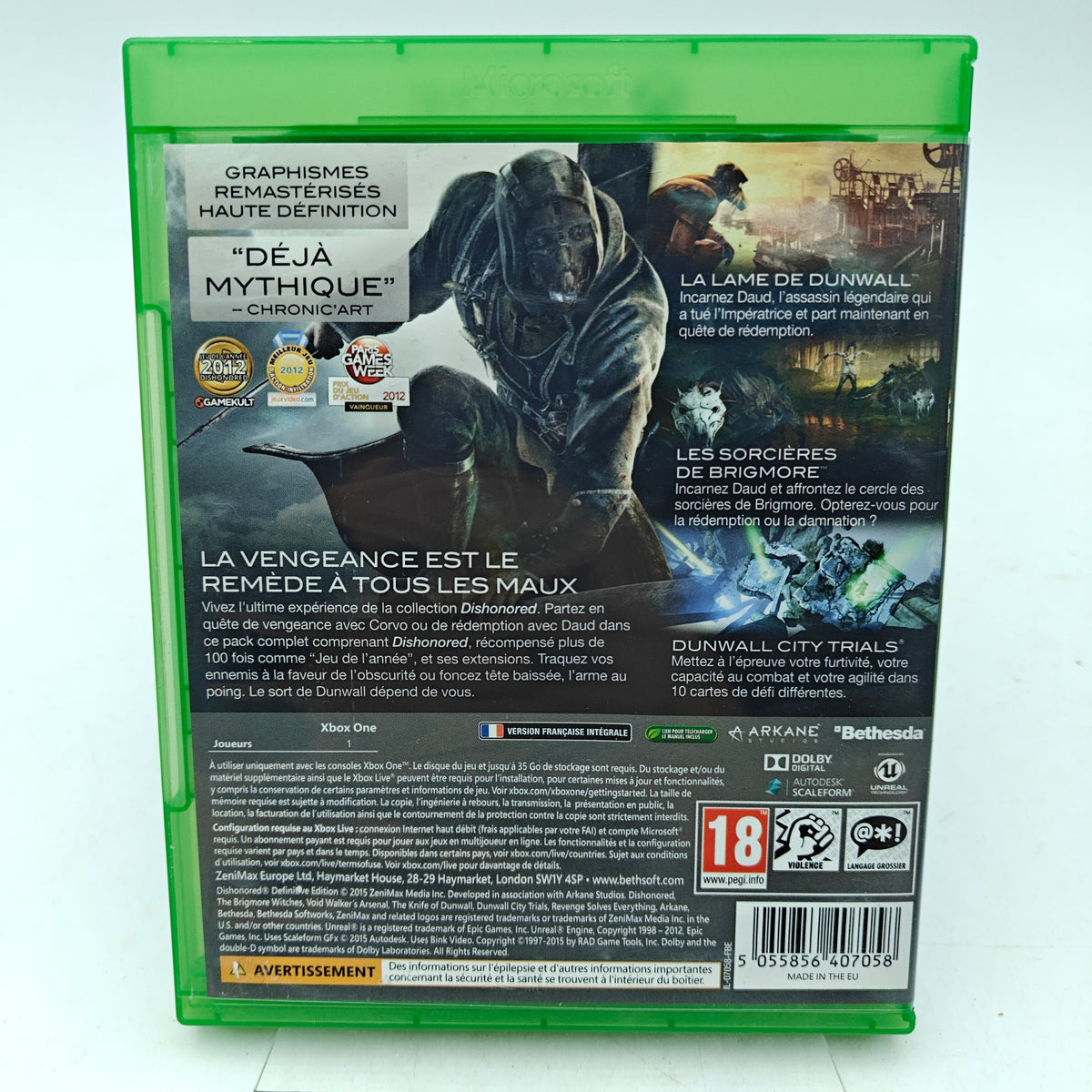 DISHONORED: DEFINITIVE EDITION - XBOX ONE