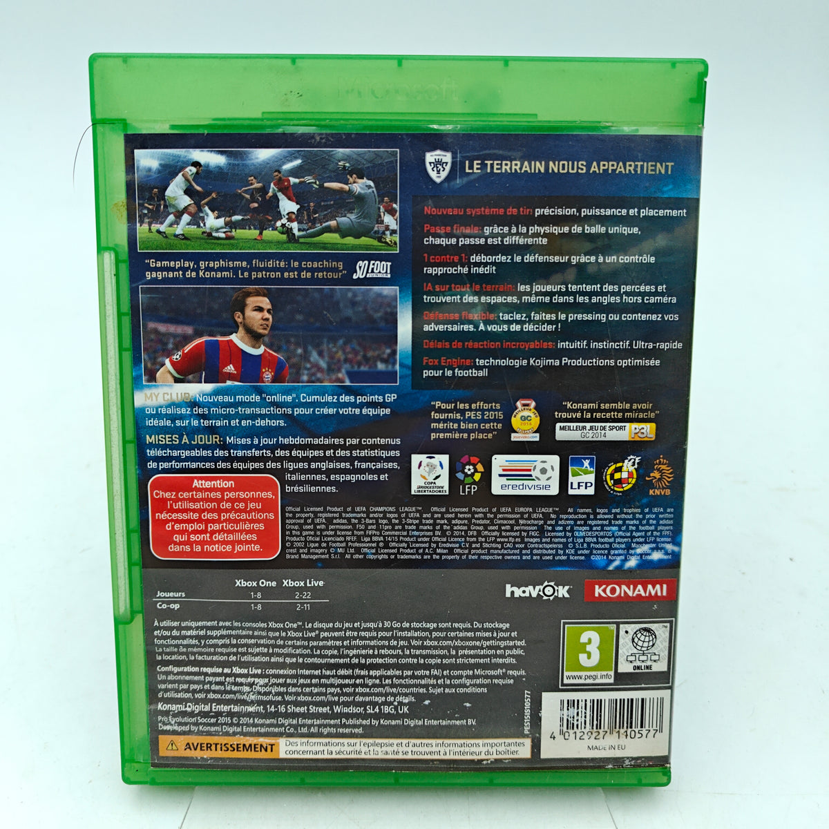 PRO EVOLUTION SOCCER 2015 - XBOX ONE