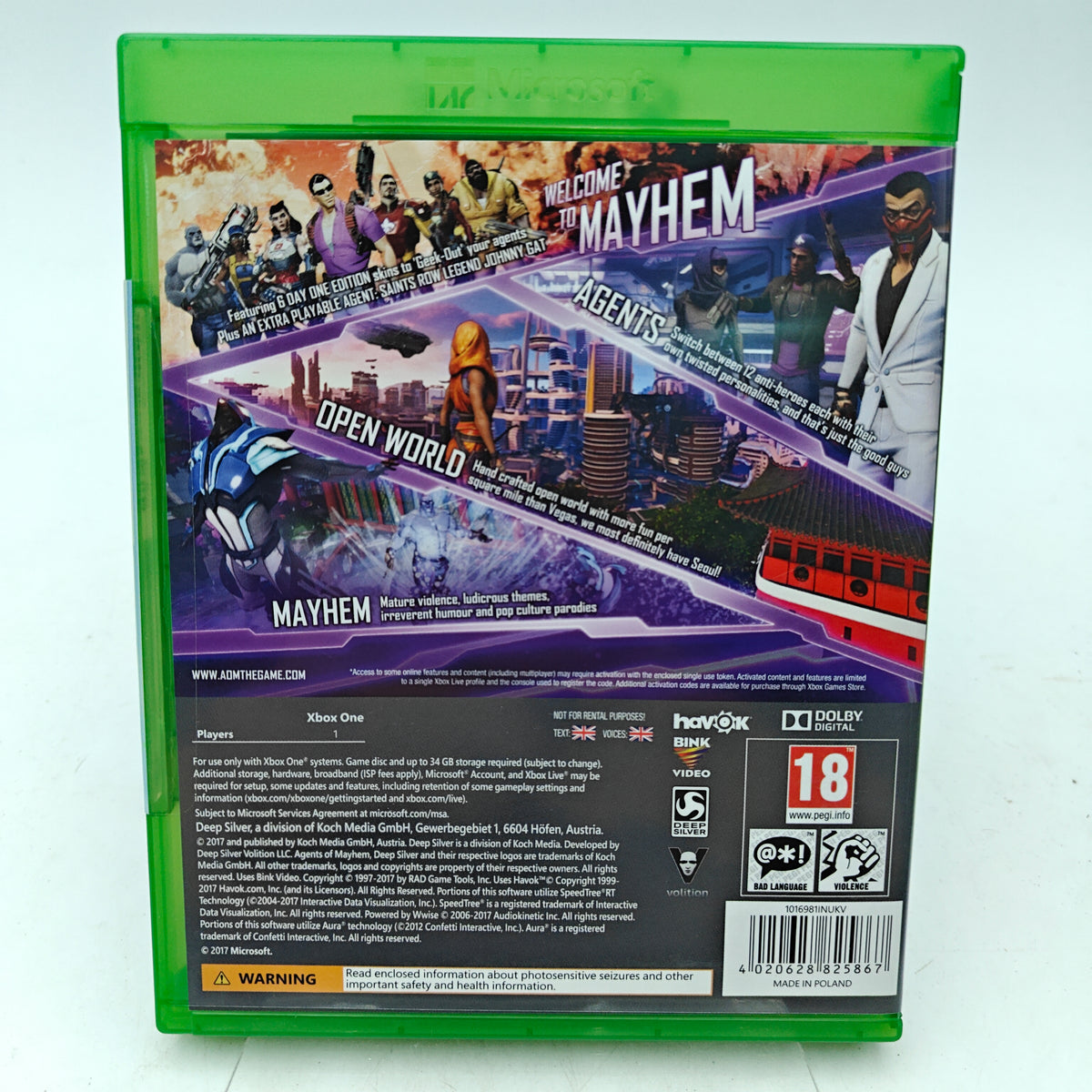 AGENTS OF MAYHEM - XBOX ONE