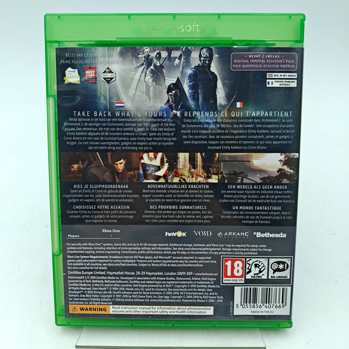 DISHONORED 2 - XBOX ONE
