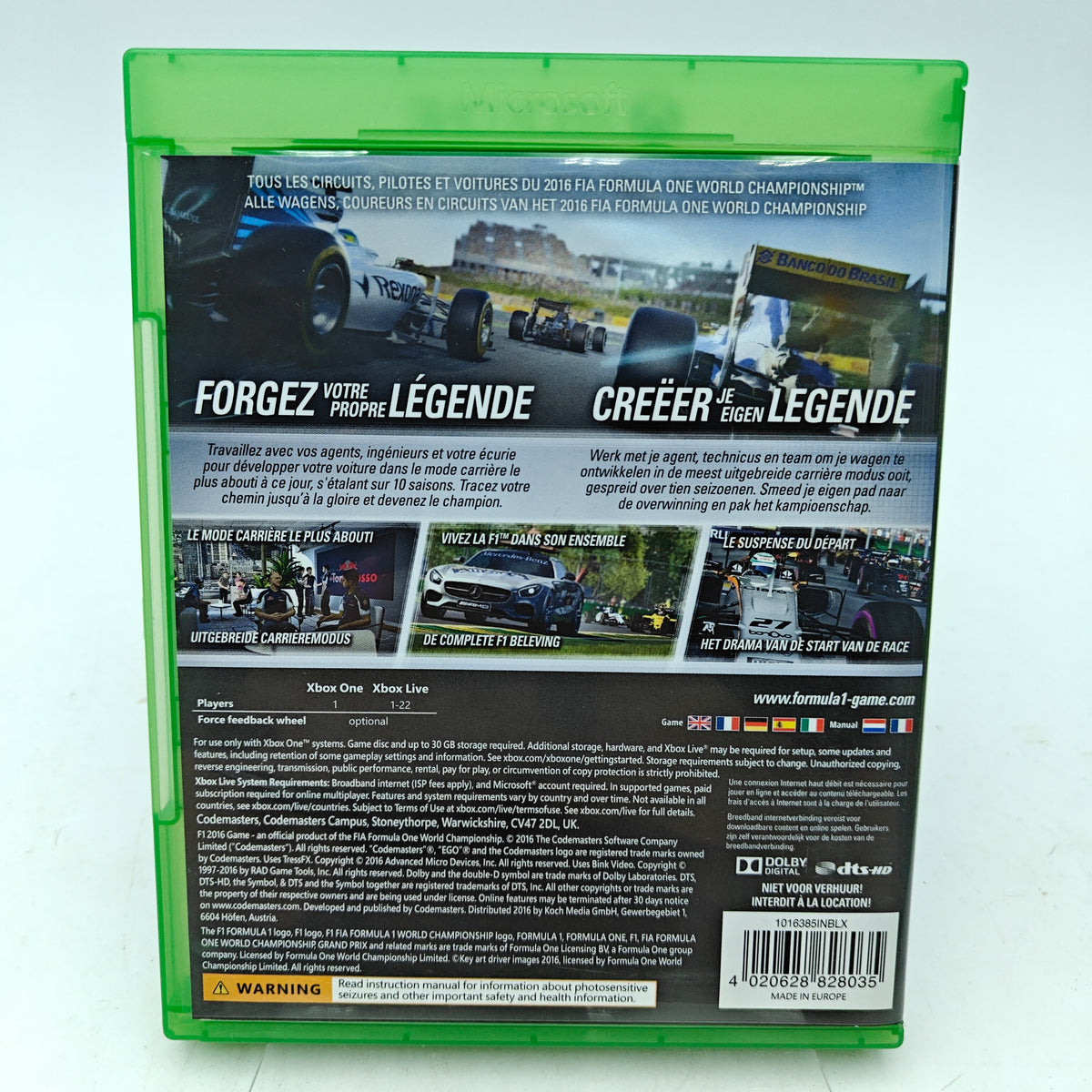F1 2016 - XBOX ONE