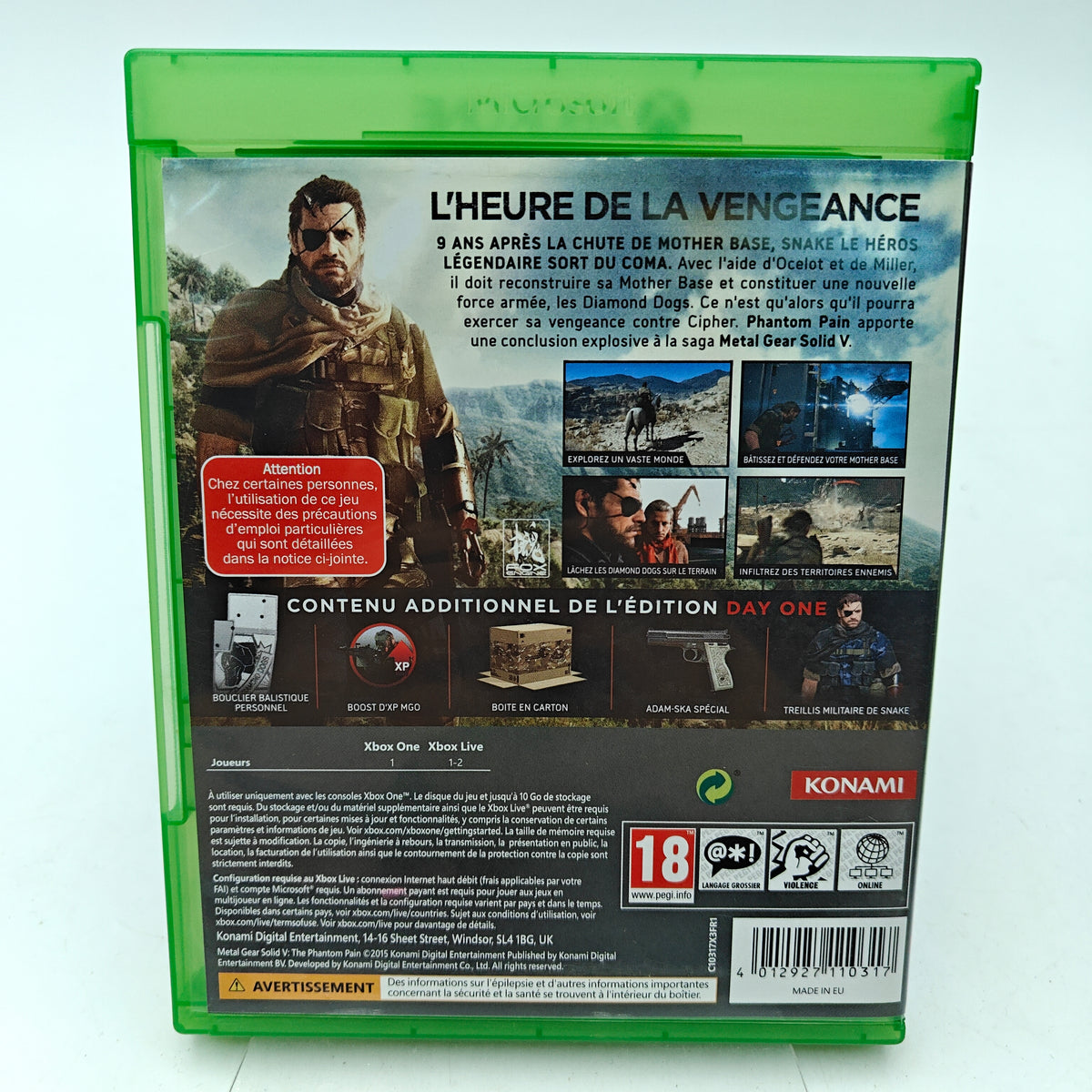 METAL GEAR SOLID V: THE PHANTOM PAIN - XBOX ONE