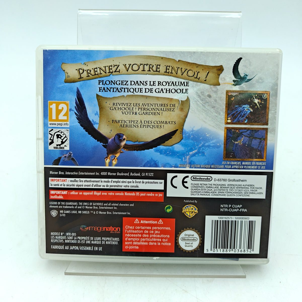 LE ROYAUME DE GA'HOOLE : LA LÉGENDE DES GARDIENS - NINTENDO DS