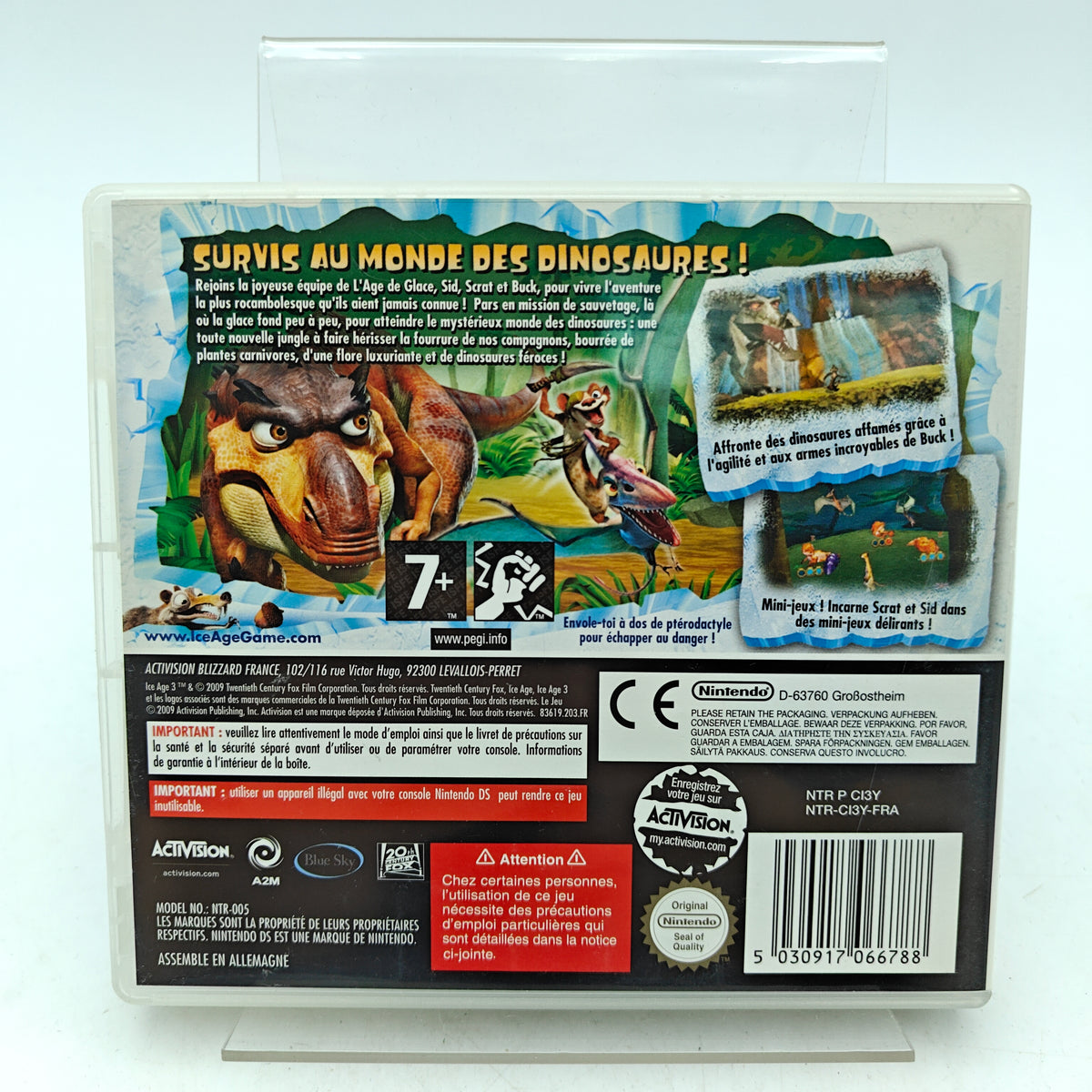 L'ÂGE DE GLACE 3 : LE TEMPS DES DINOSAURES - NINTENDO DS