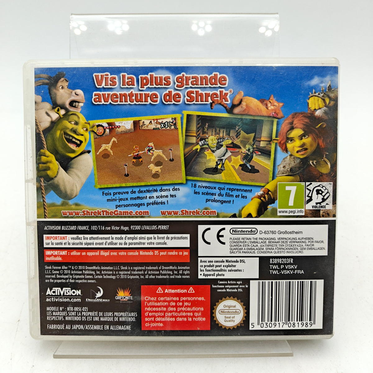 SHREK 4 : IL ÉTAIT UNE FIN - NINTENDO DS