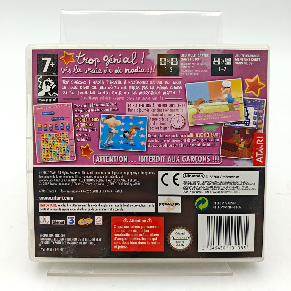 LE MONDE DE NADIA - NINTENDO DS
