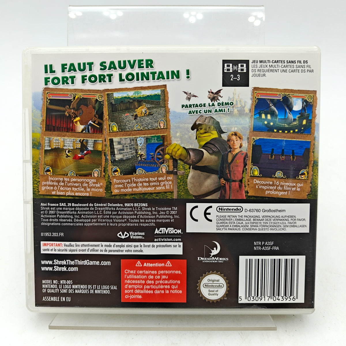 SHREK LE TROISIÈME - NINTENDO DS