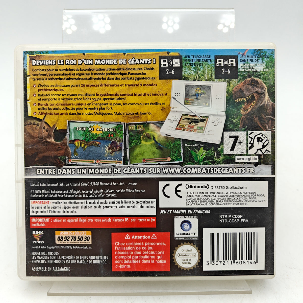 COMBAT DE GÉANTS : DINOSAURES - NINTENDO DS