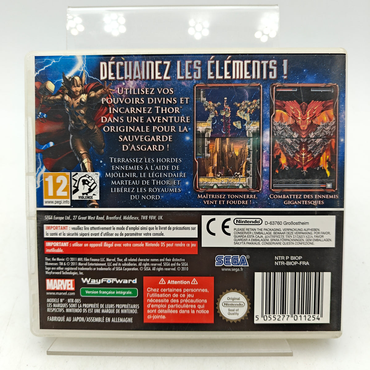 THOR : DIEU DU TONNERRE - NINTENDO DS