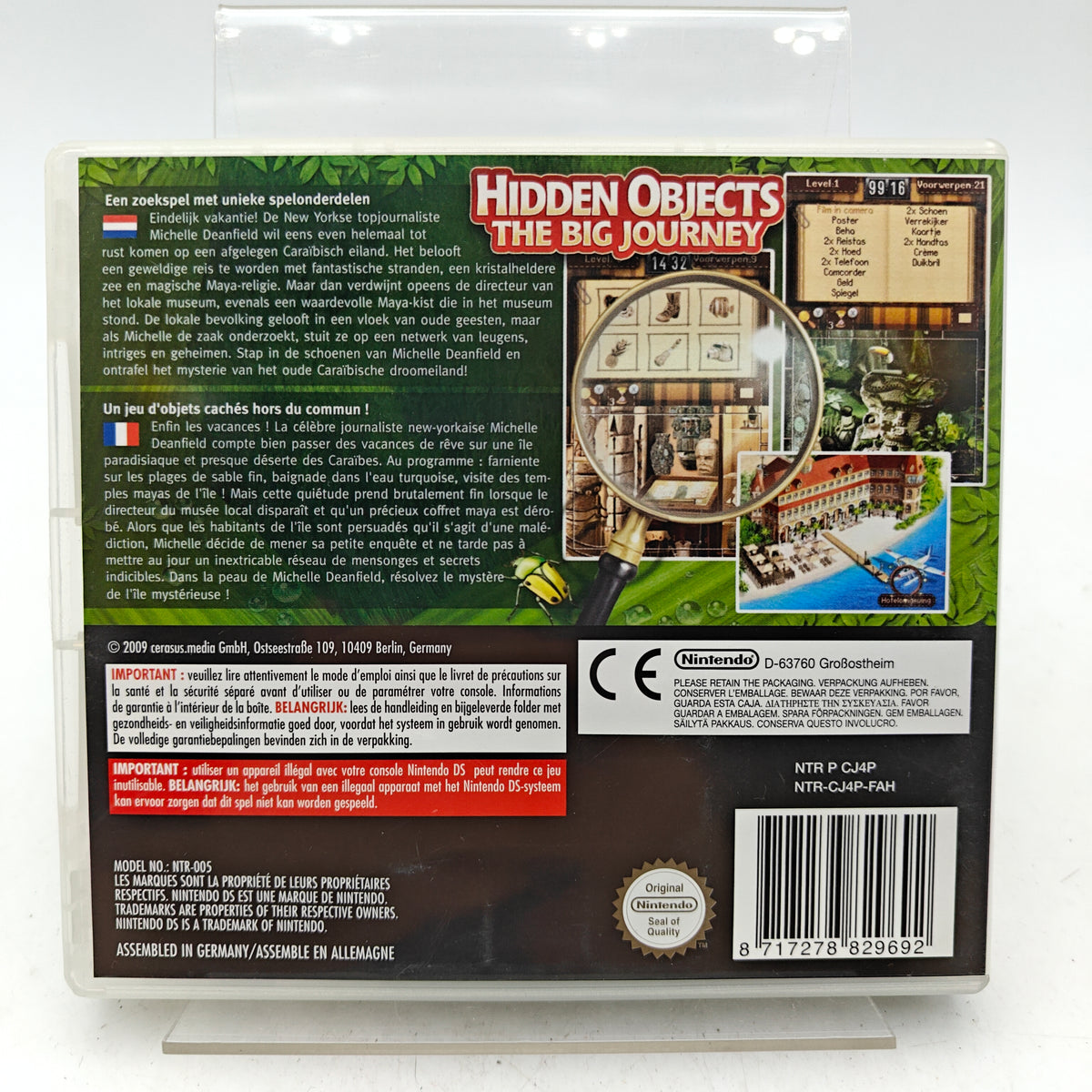 HIDDEN OBJECTS: THE BIG JOURNEY - NINTENDO DS