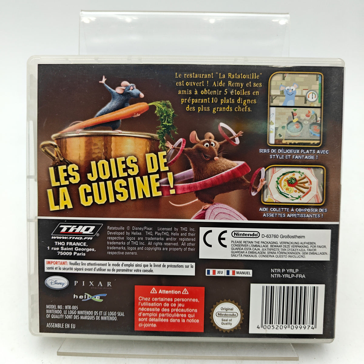 RATATOUILLE : DÉLIRE EN CUISINE - NINTENDO DS