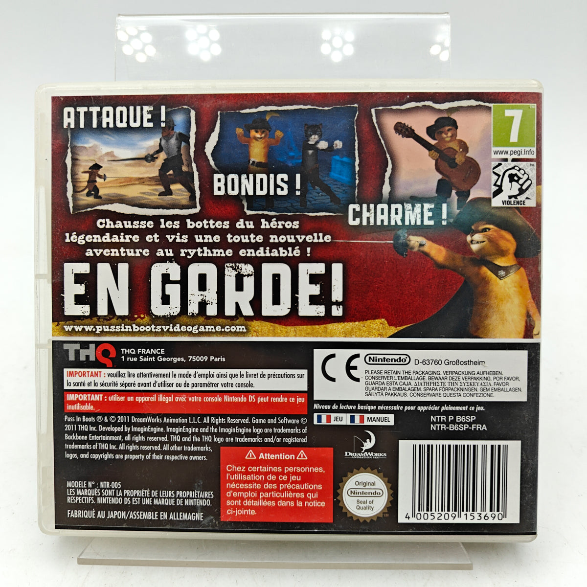LE CHAT POTTÉ - NINTENDO DS