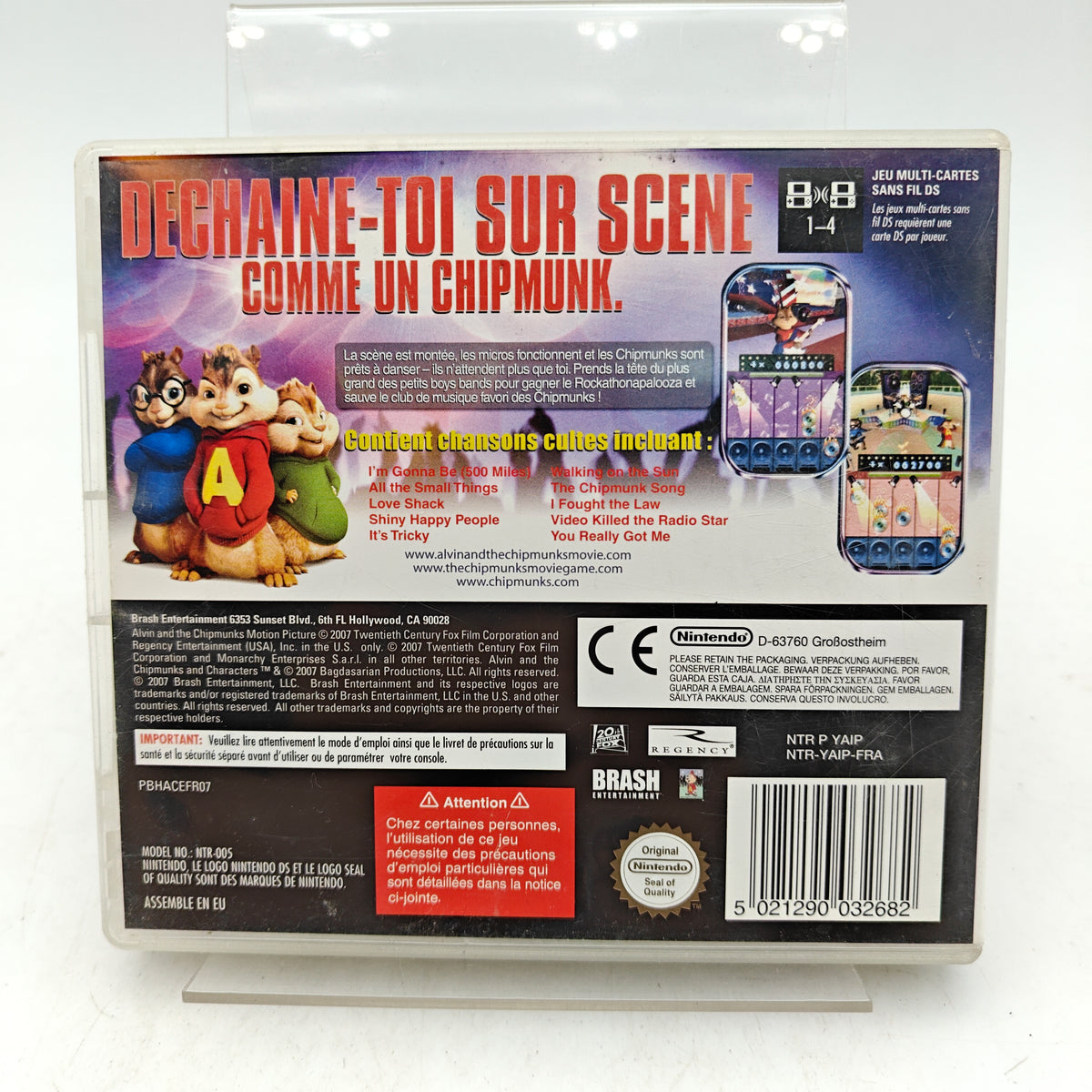 ALVIN ET LES CHIPMUNKS - NINTENDO DS