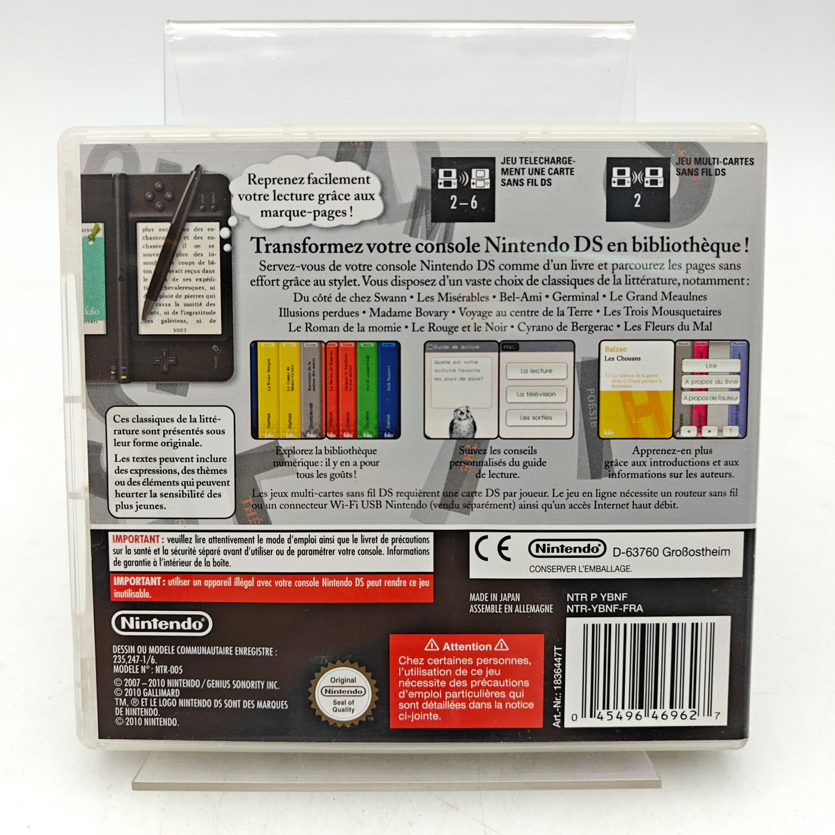 100 LIVRES CLASSIQUES - NINTENDO DS