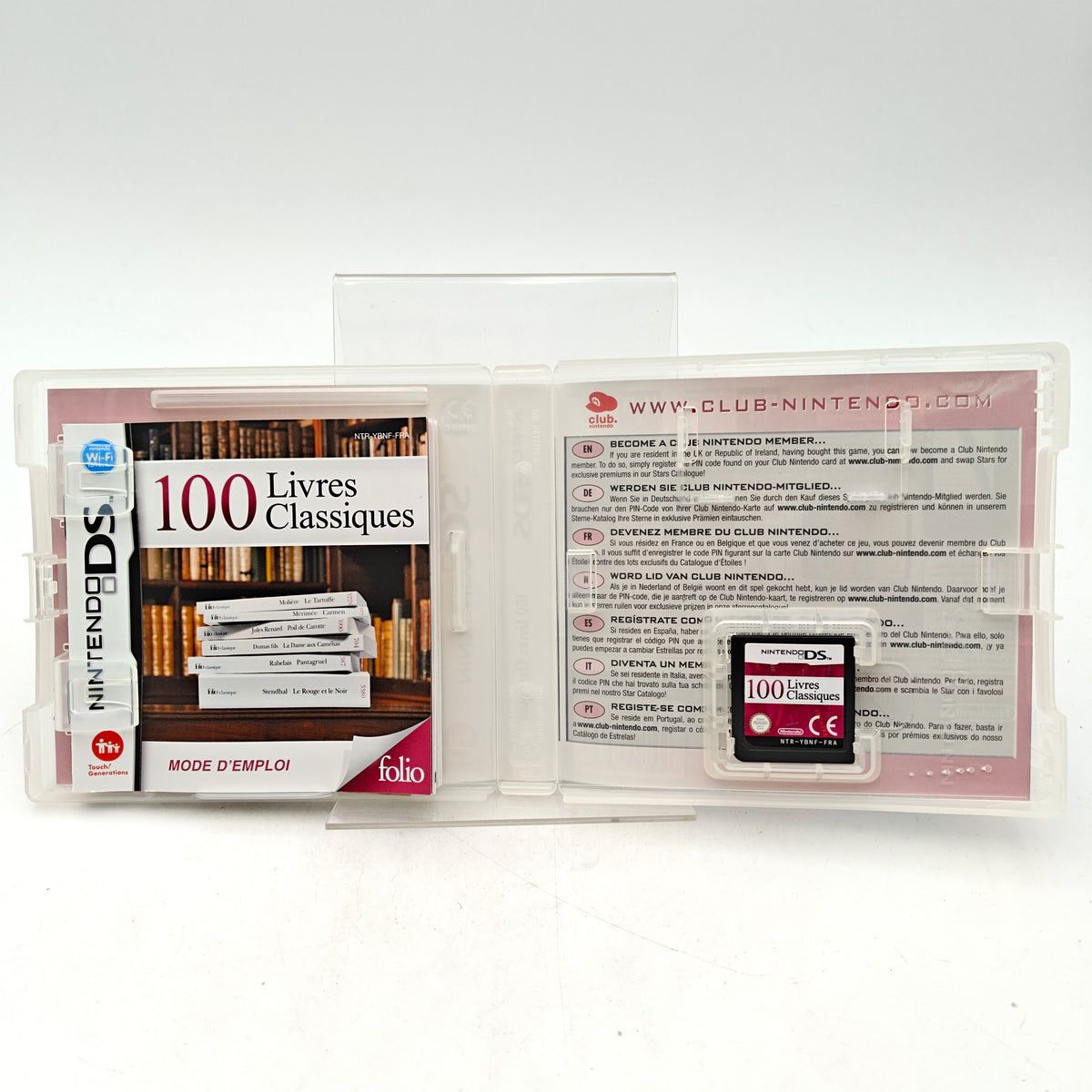 100 LIVRES CLASSIQUES - NINTENDO DS