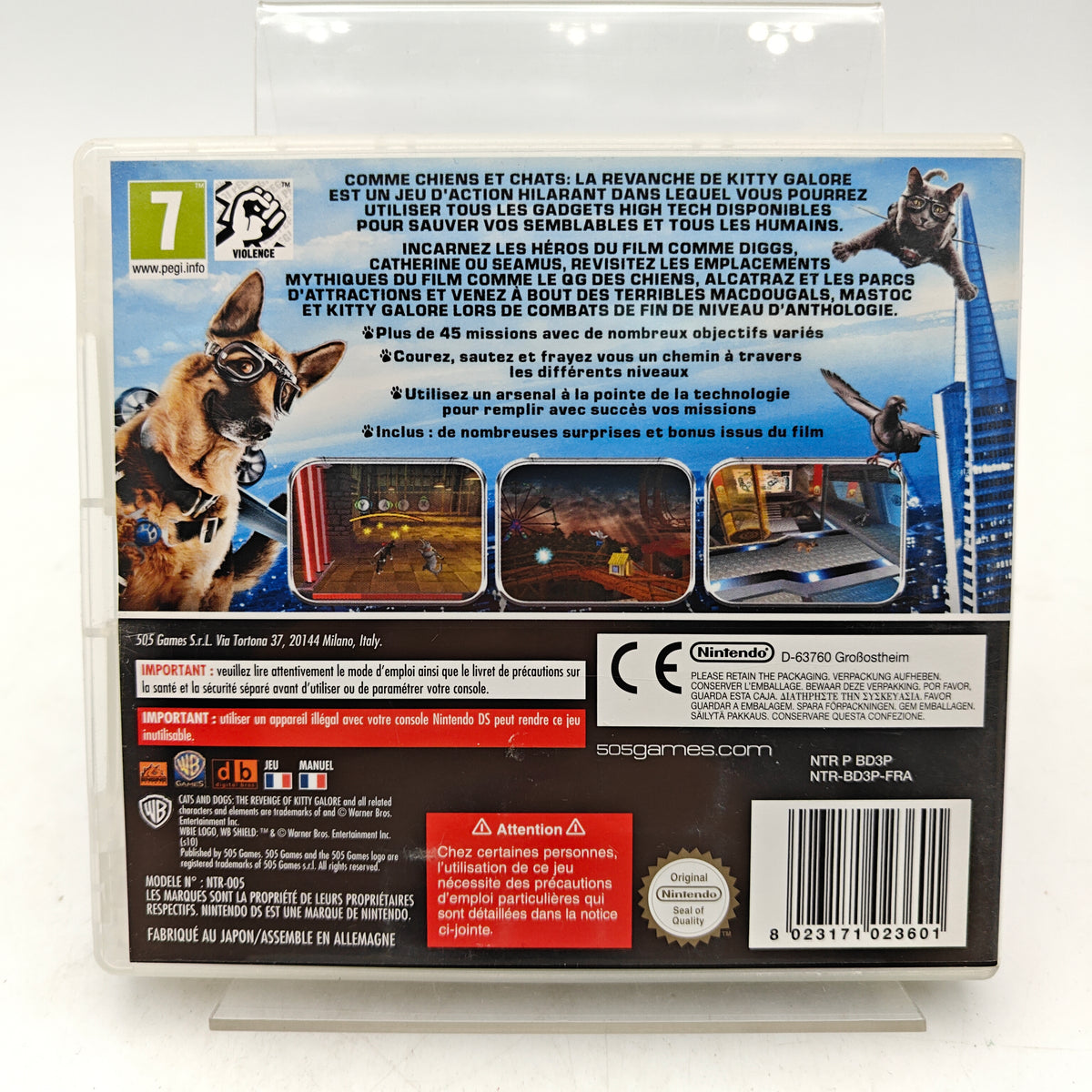 COMME CHIENS ET CHATS : LA REVANCHE DE KITTY GALORE - NINTENDO DS