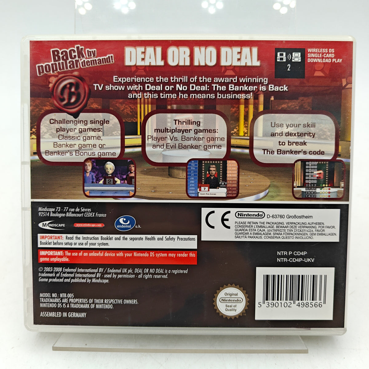 DEAL OR NO DEAL: THE BANKER IS BACK! - NINTENDO DS