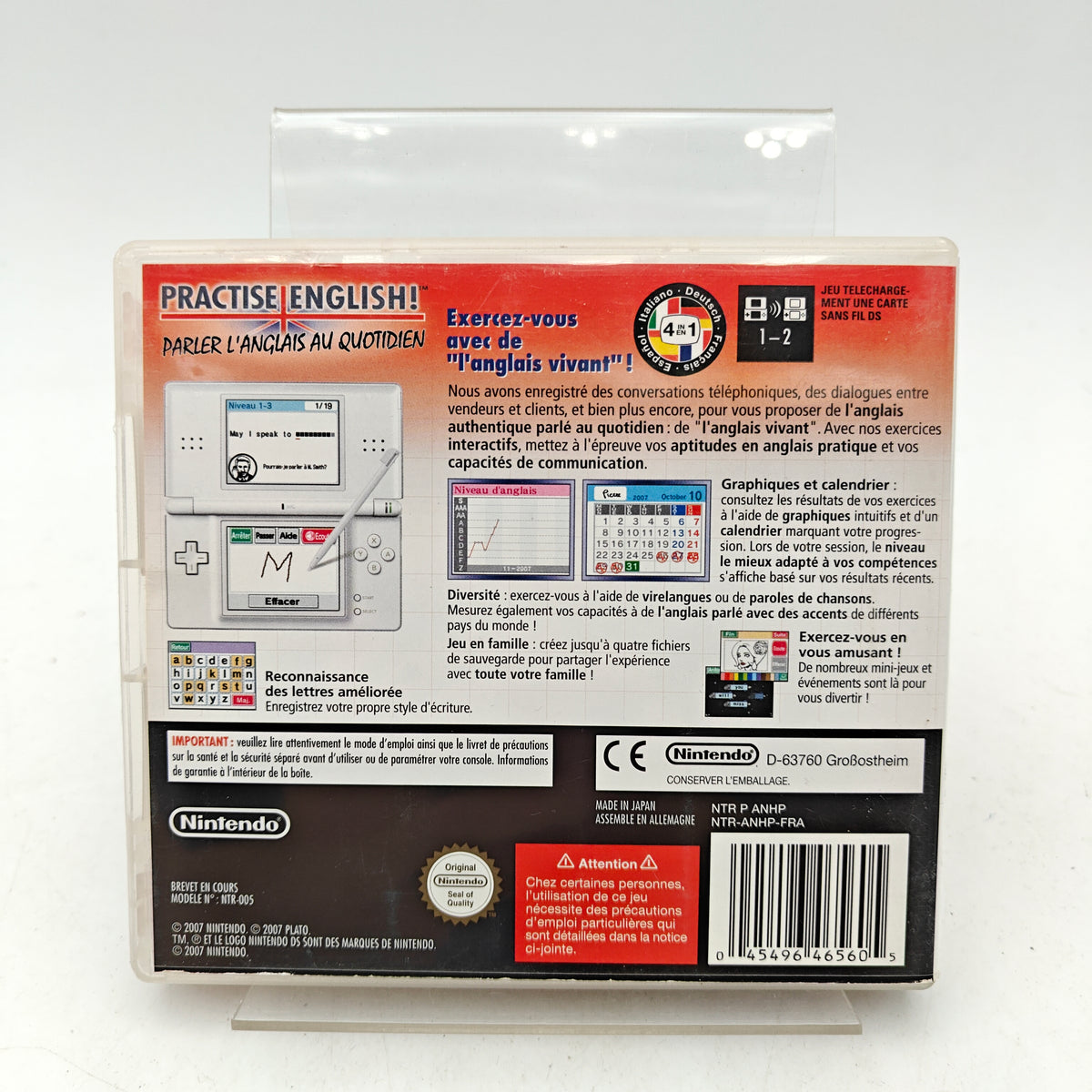 PRATIQUE ENGLISH! PARLER L'ANGLAIS AU QUOTIDIEN - NINTENDO DS