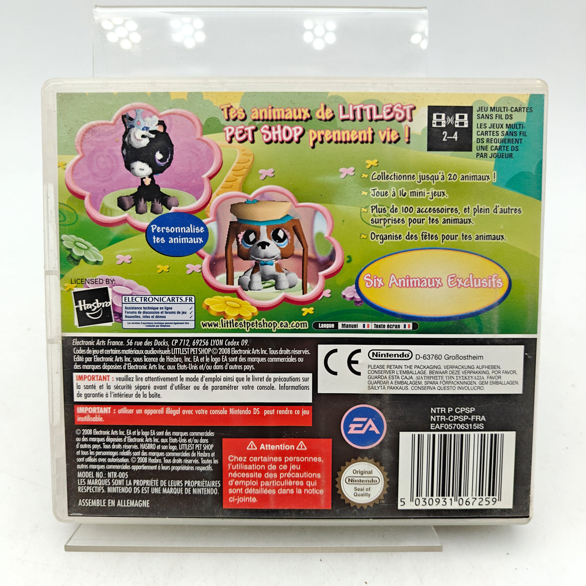 LITTLEST PET SHOP JARDIN - NINTENDO DS