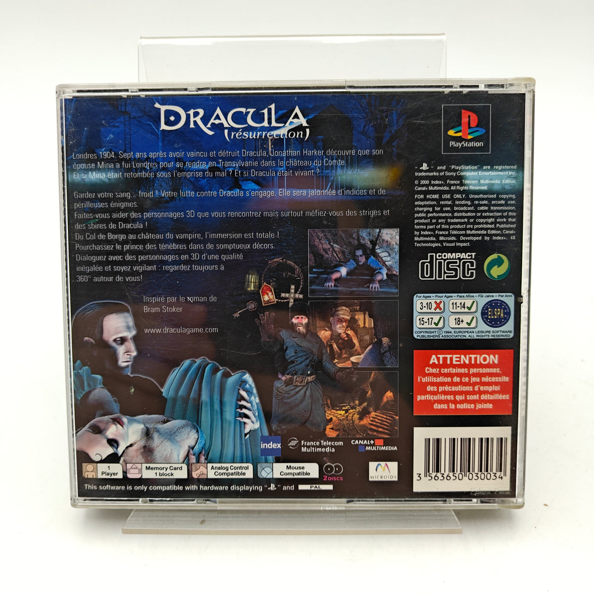 DRACULA RESURRECTION - PLAYSTATION 1