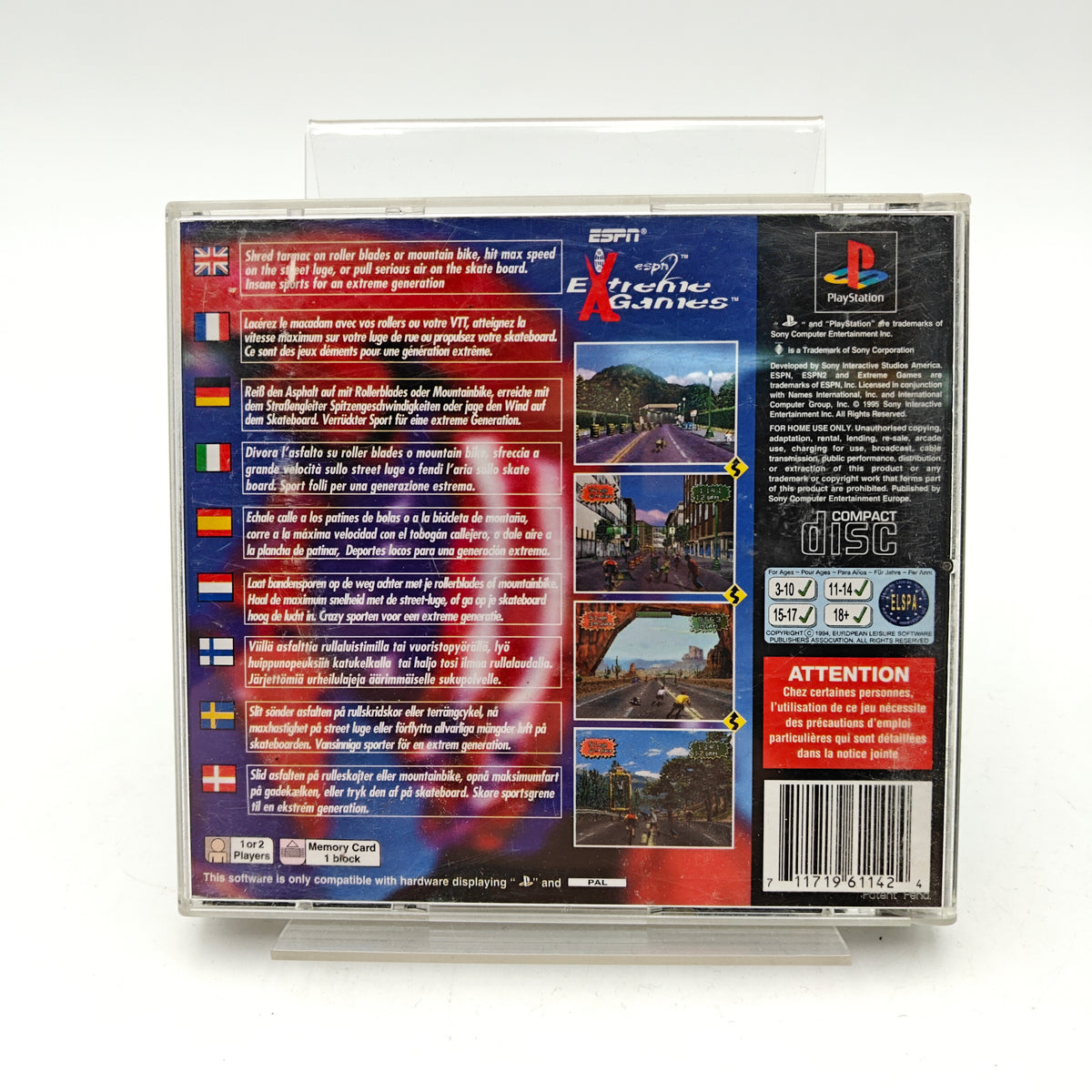 ESPN EXTREME GAMES - PLAYSTATION 1