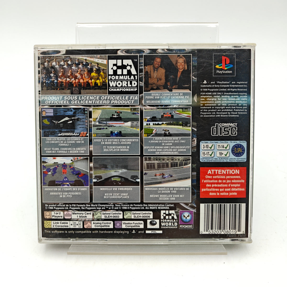 FORMULA 1 98 - PLAYSTATION 1