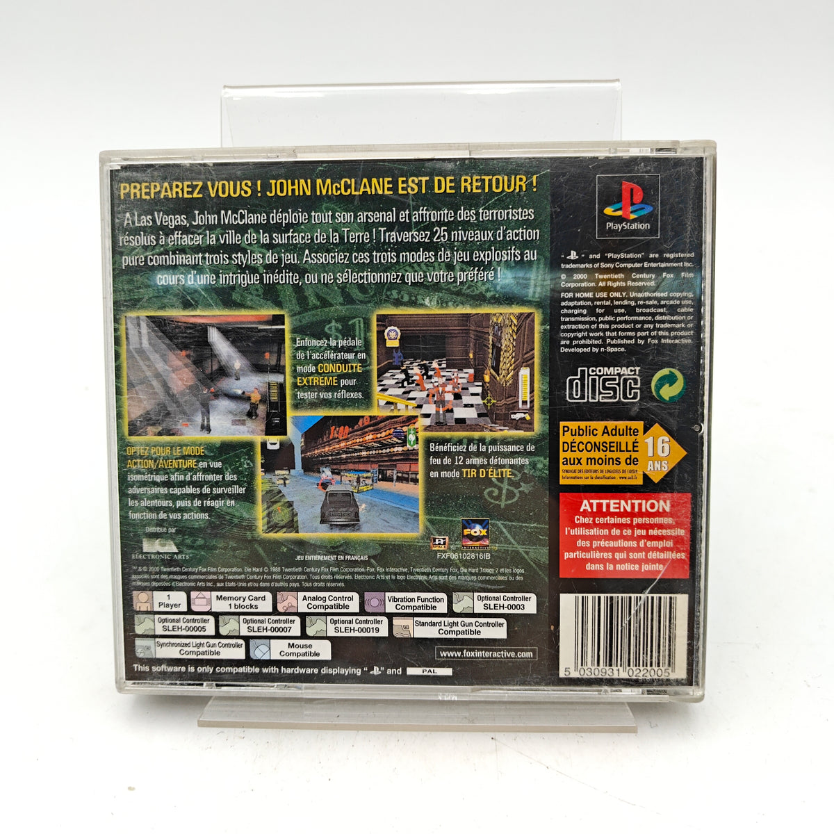 DIE HARD TRILOGY 2 : VIVA LAS VEGAS - PLAYSTATION 1