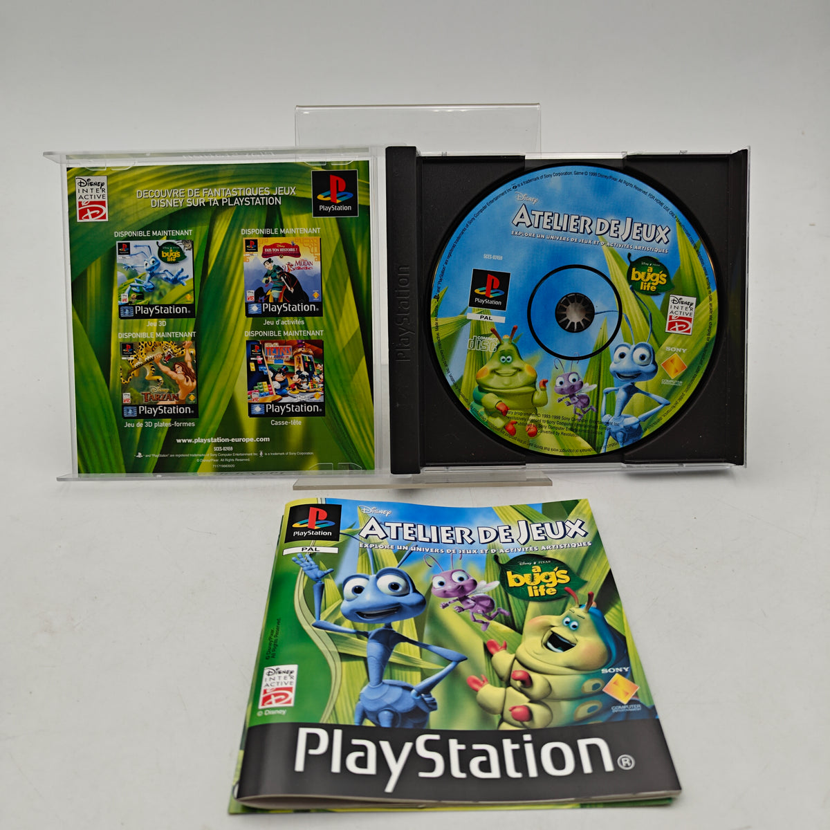 DISNEY/PIXAR ATELIER DE JEUX, A BUG'S LIFE - PLAYSTATION 1