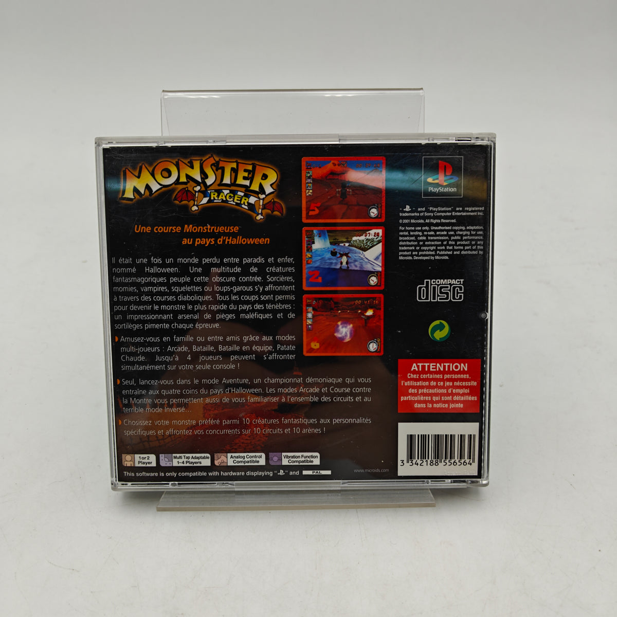 MONSTER RACER - PLAYSTATION 1