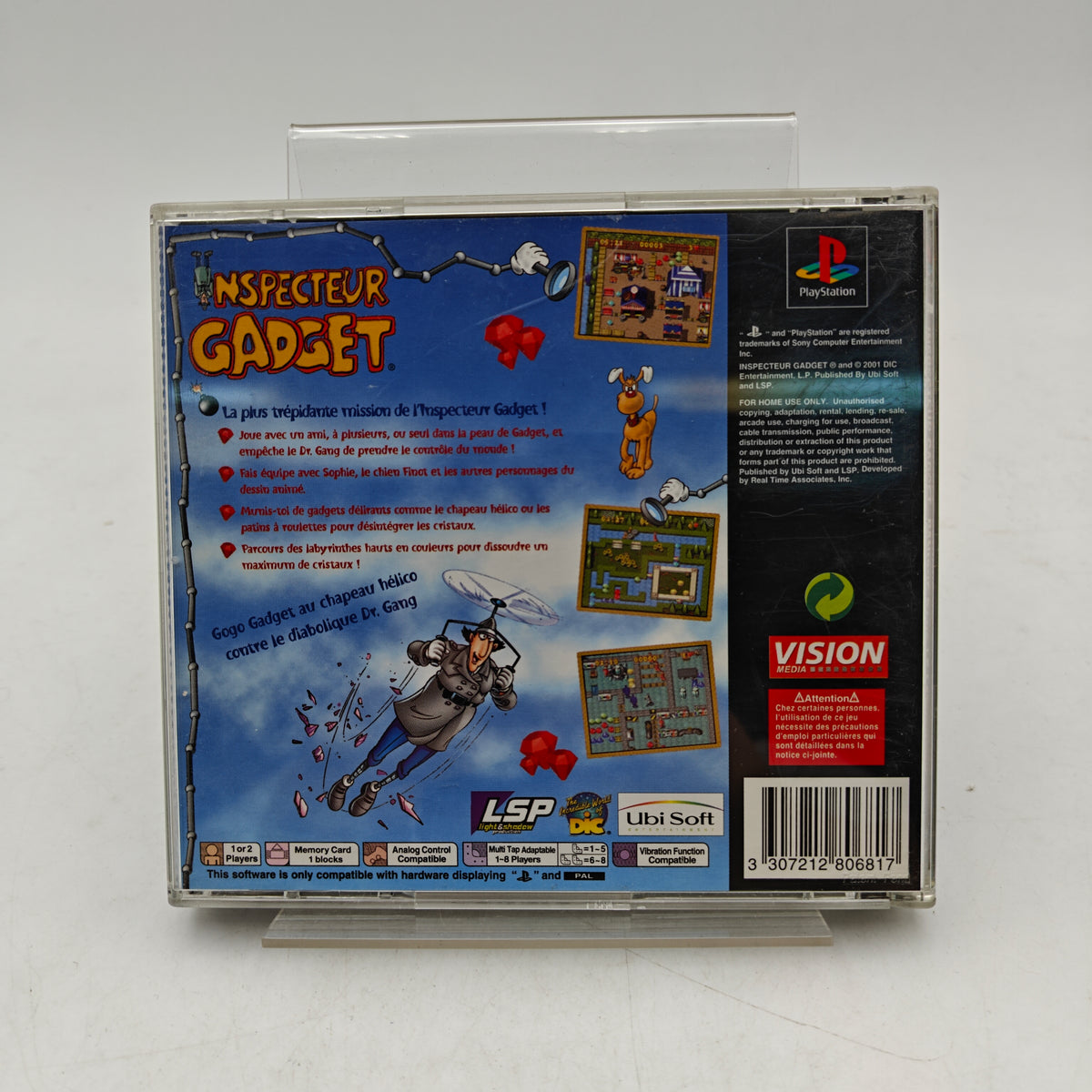 INSPECTEUR GADGET : PANIQUE DANS LE LABYRINTHE - PLAYSTATION 1